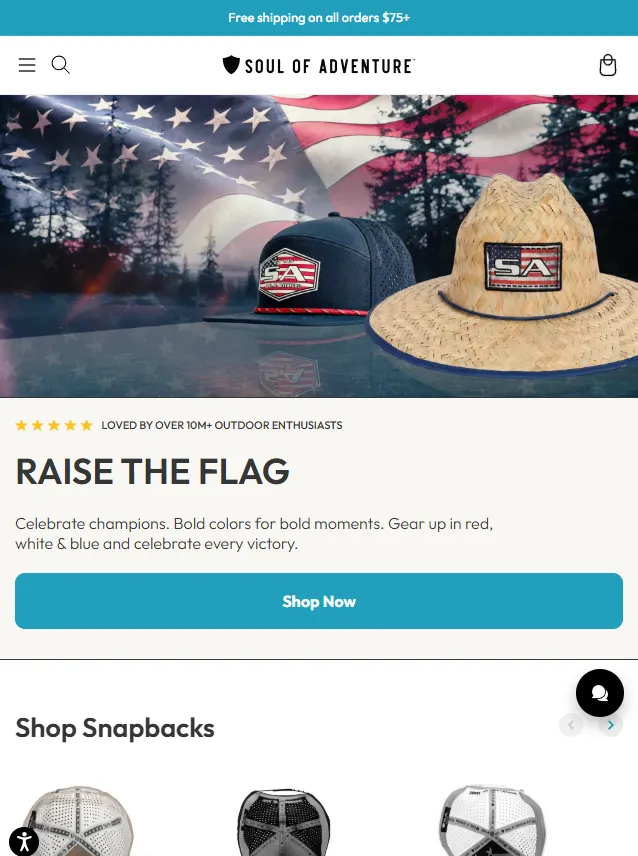Safishing Shopify storefront